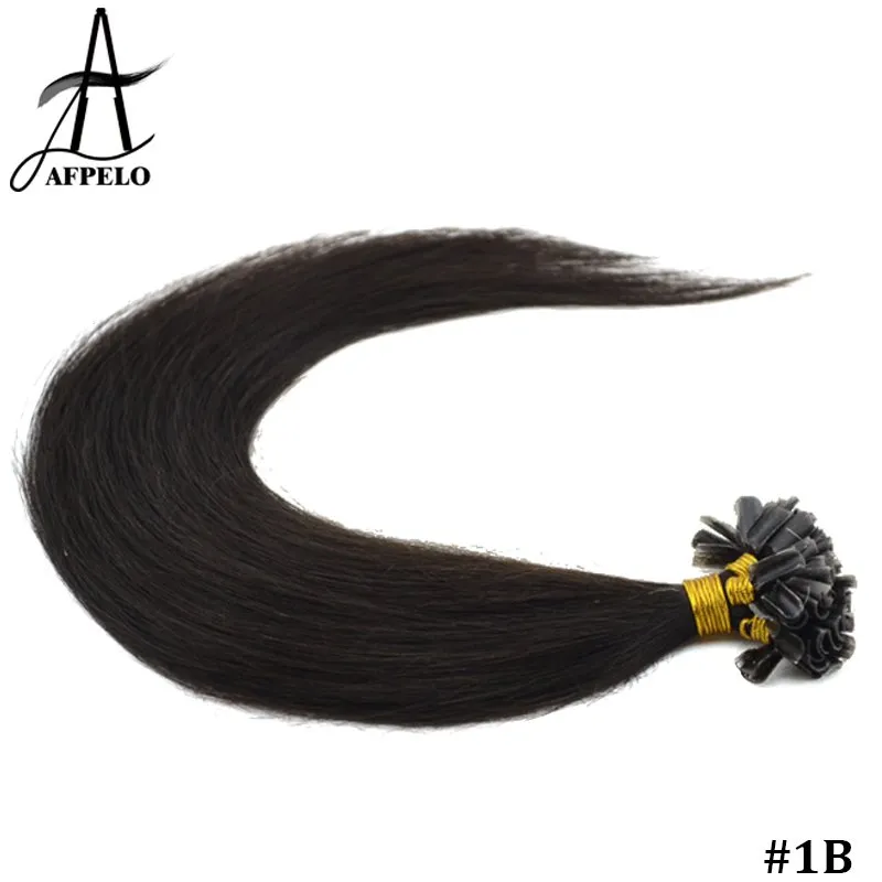 Straight U Tip hárlenging